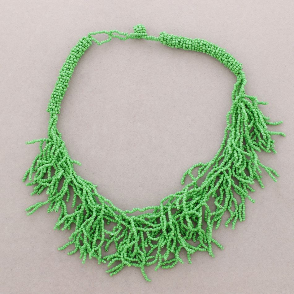 CORAL BEADS NECKLACE