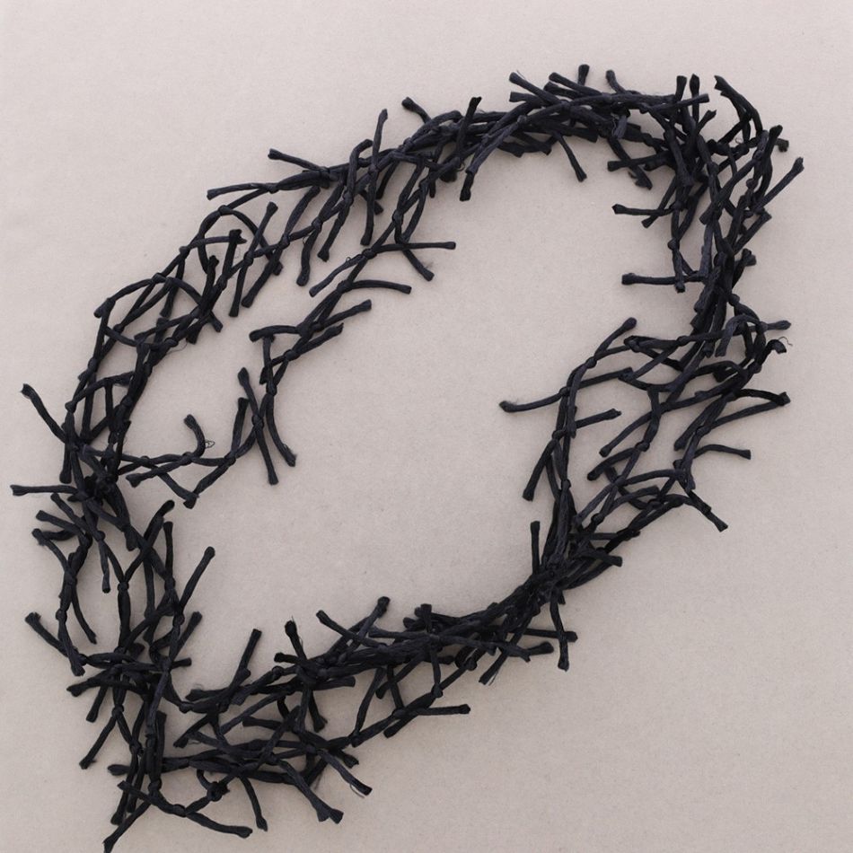 COLLAR LARGO ÉTNICO CORDONES