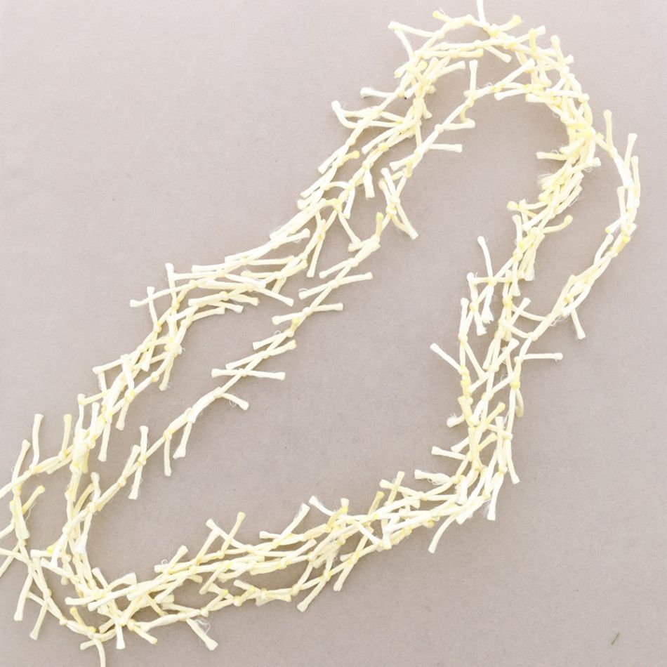 LONG ETHNIC NECKLACE WITH CORDS
