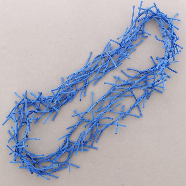 LONG ETHNIC NECKLACE WITH CORDS