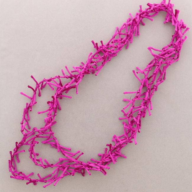 COLLAR LARGO ÉTNICO CORDONES