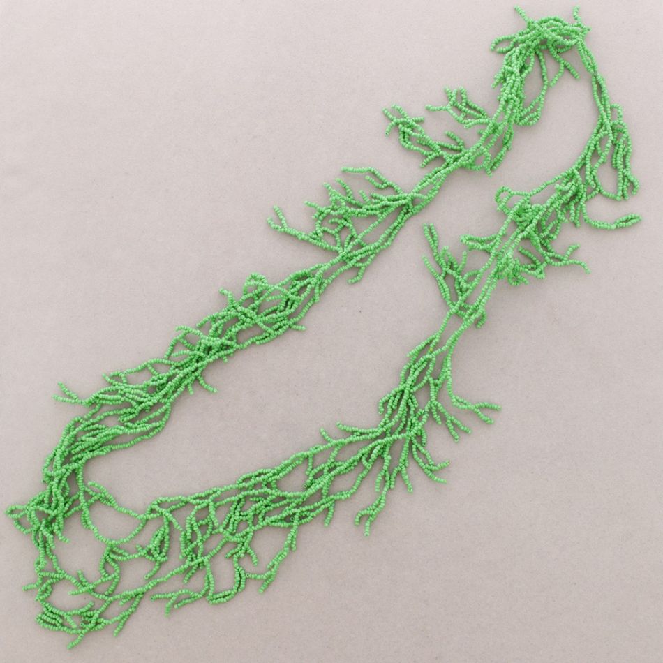 COLLAR LARGO CORALES ABALORIOS