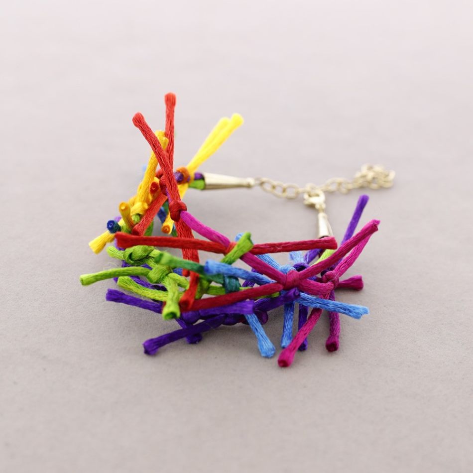 PULSERA ÉTNICA CORDONES