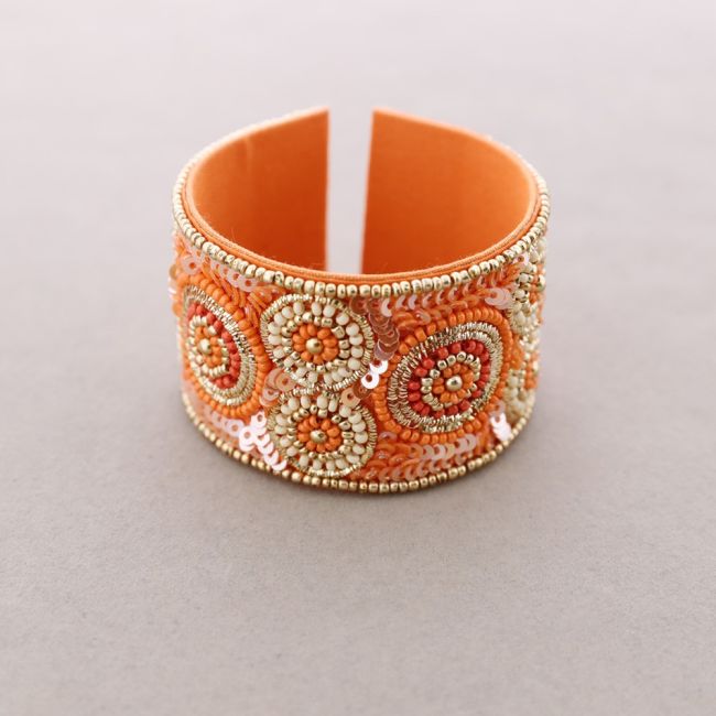 PULSERA ÉTNICA AJUSTABLE ABALORIOS