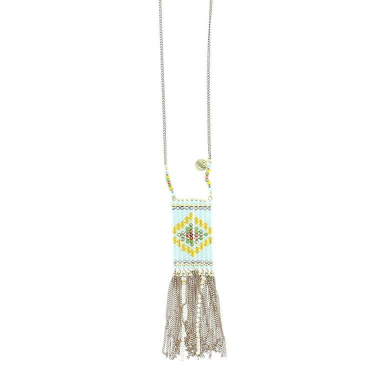 COLLAR LARGO COLG. CUENTAS FLECOS 2