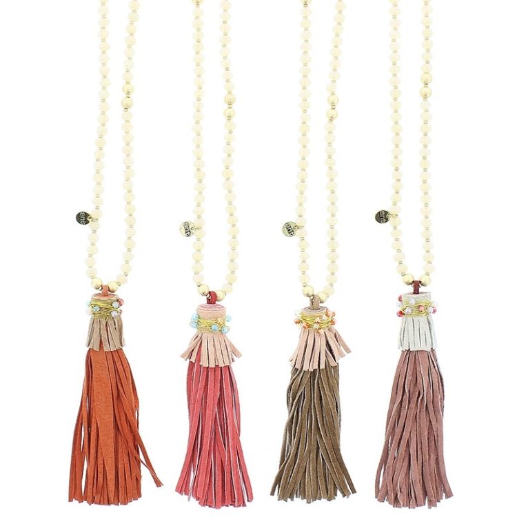 COLLAR LARGO CUENTAS COLG. FLECO 2