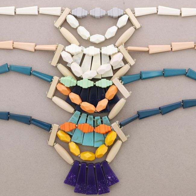 GEOMETRIC BEADS NECKLACE