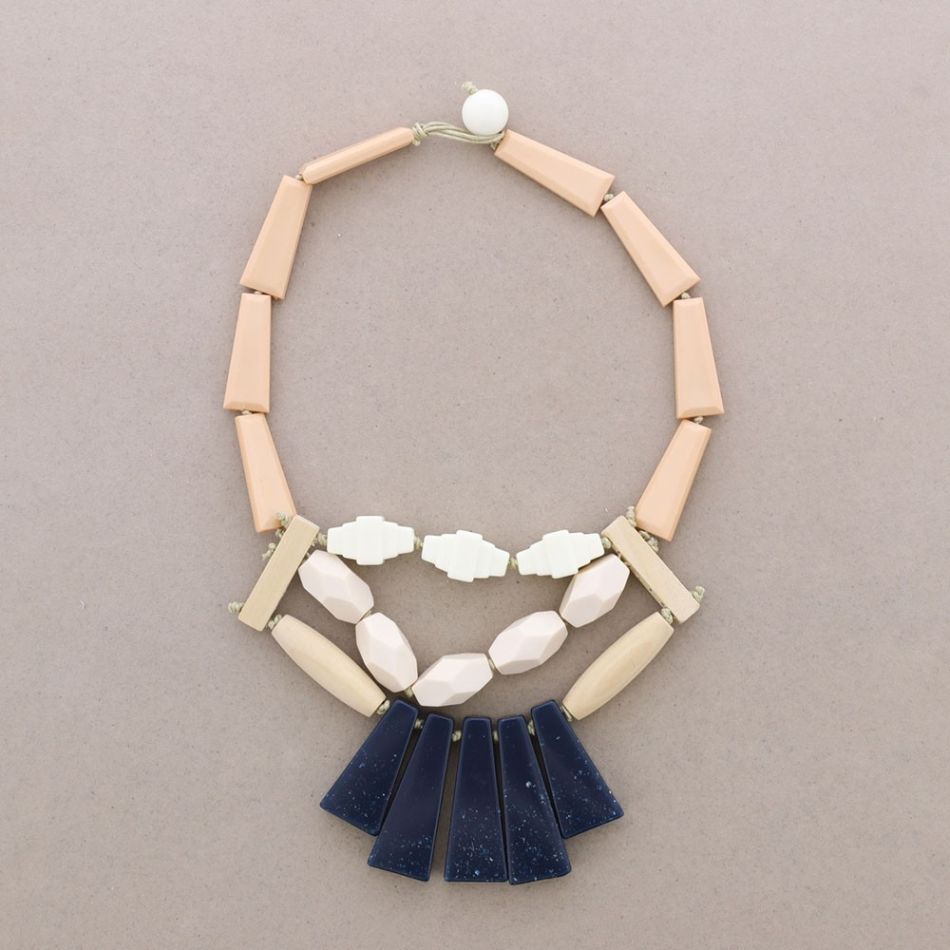GEOMETRIC BEADS NECKLACE
