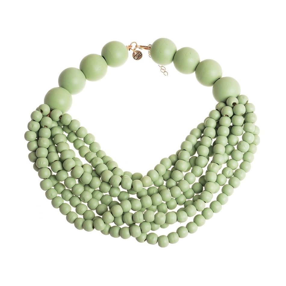 WOODEN BEADS NECKLACE
