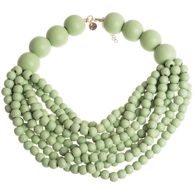 WOODEN BEADS NECKLACE