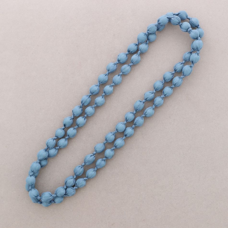 COLLAR LARGO BOLAS FORRADAS TELA 160CM