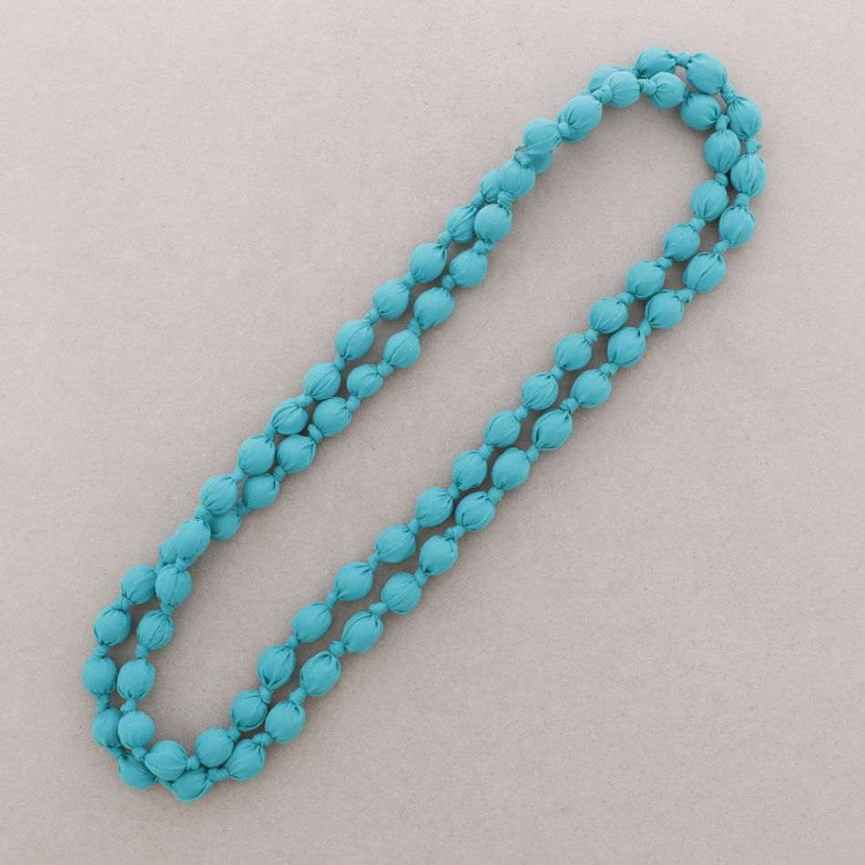 COLLAR LARGO BOLAS FORRADAS TELA 160CM