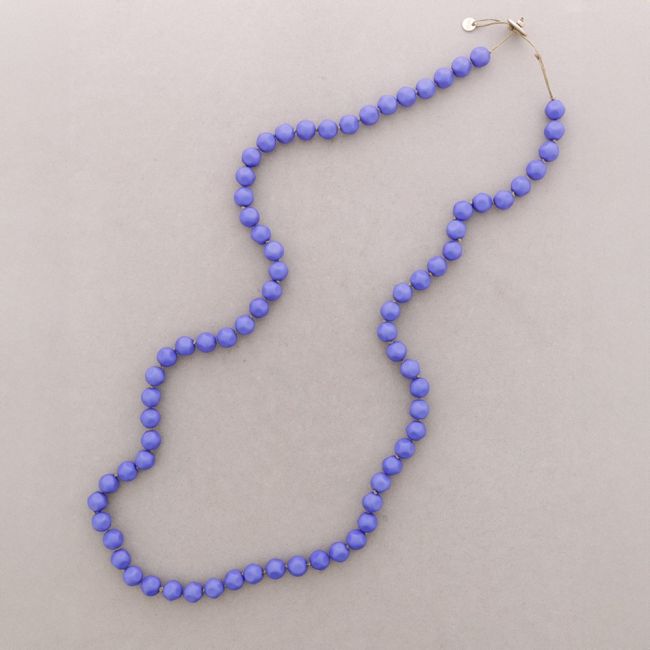 COLLAR LARGO CUENTAS RESINA