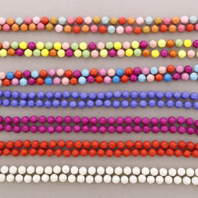 COLLAR LARGO CUENTAS RESINA
