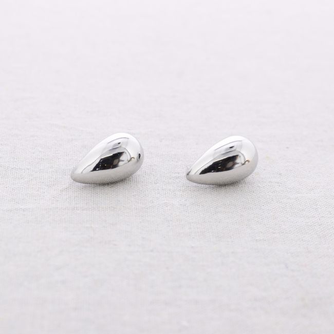 PENDIENTES ACERO GOTA