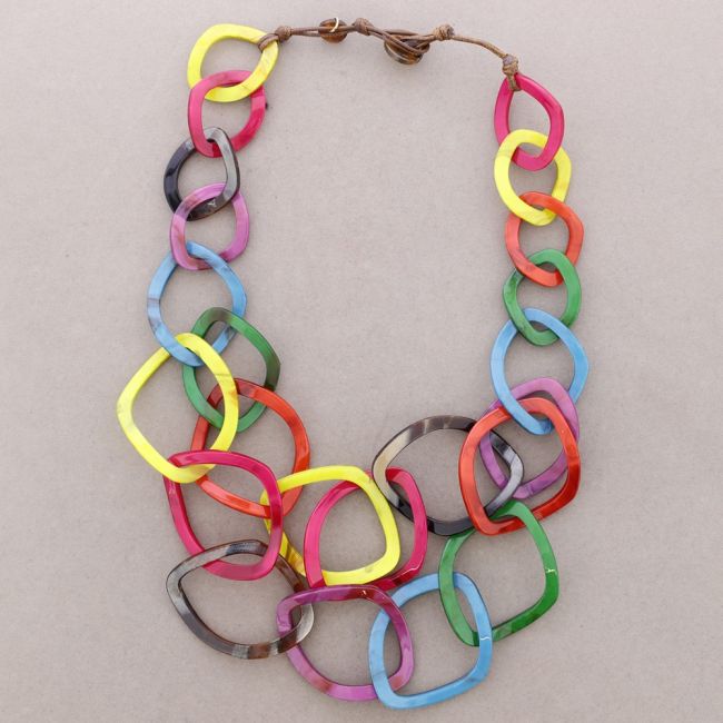 RESIN LINK NECKLACE