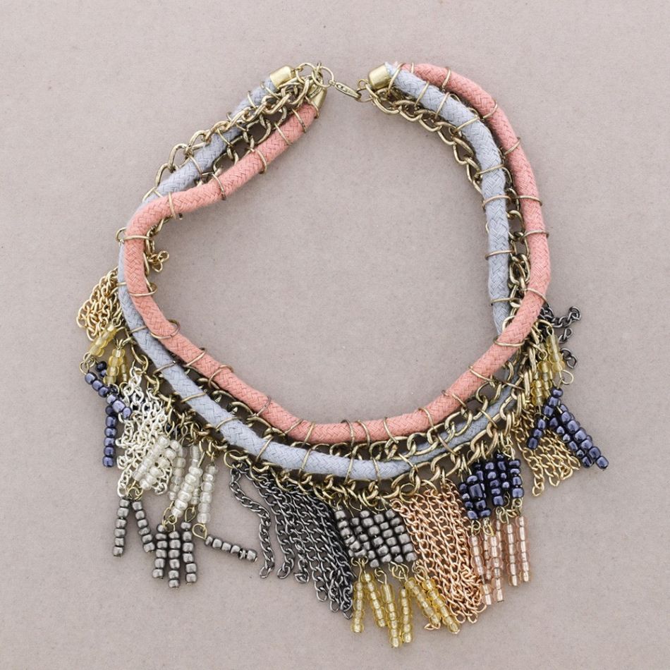 BEADS WATERFALL CHOKER