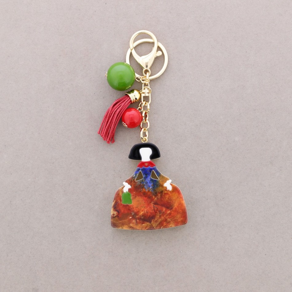 MENINA RESIN KEYCHAIN