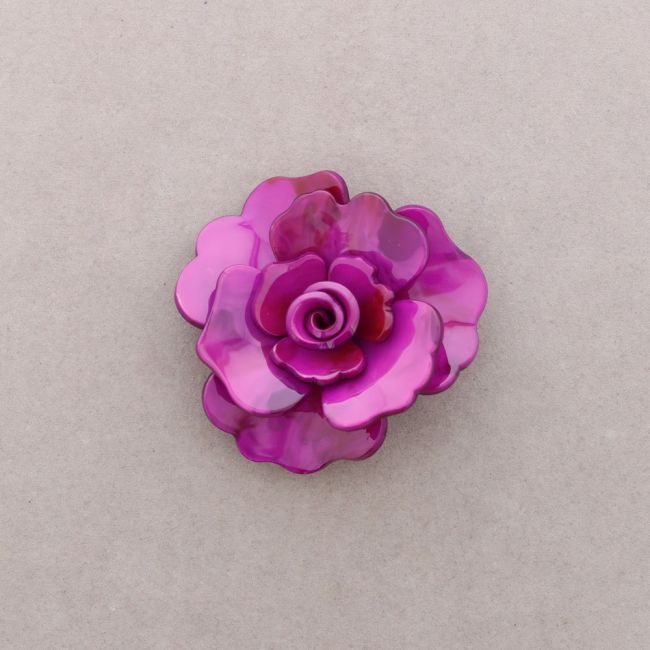 BROCHE FLOR RESINA