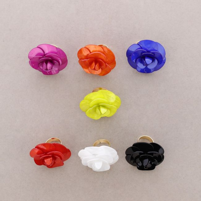 ANILLO FLOR RESINA