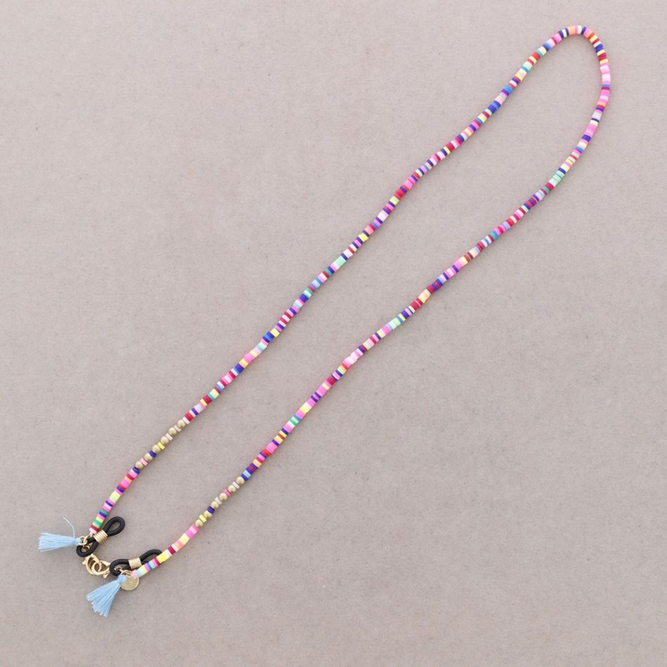 HANG MULTICOLOR FIMO MASKS AND GLASSES