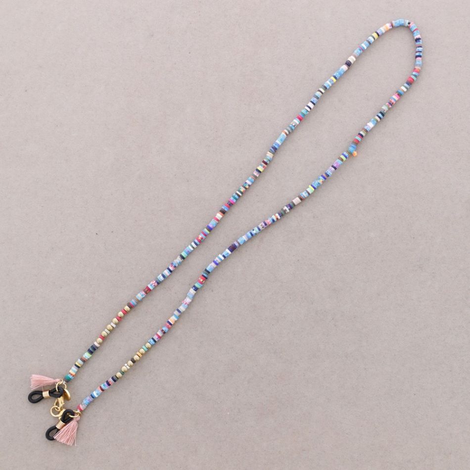 HANG MULTICOLOR FIMO MASKS AND GLASSES