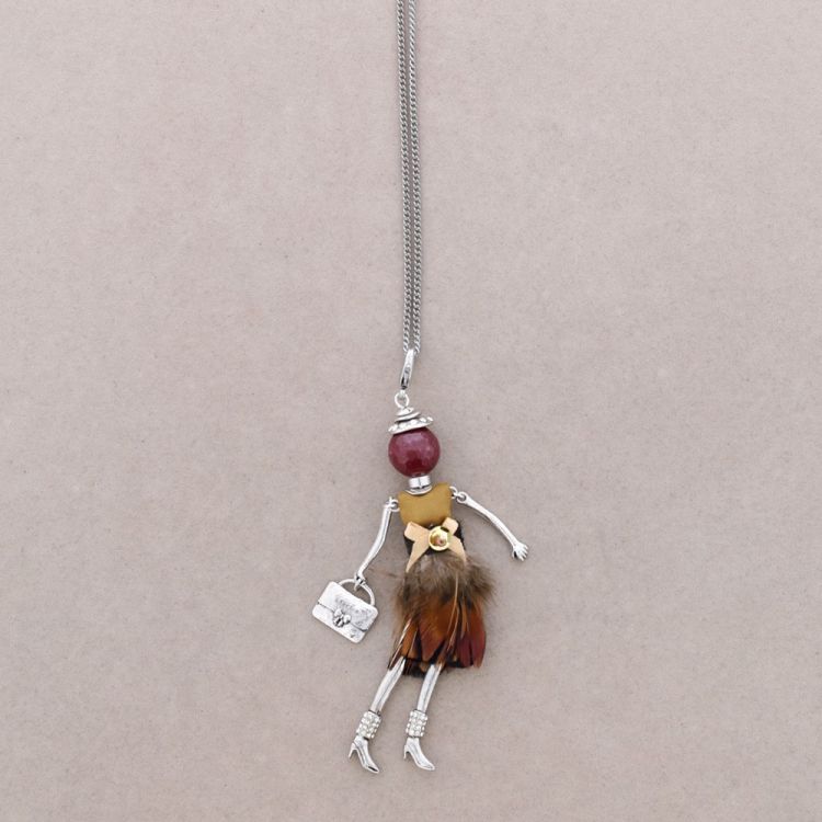 LONG PENDANT NECKLACE DOLL 2