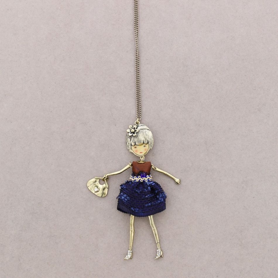 LONG PENDANT NECKLACE CARINE DOLL