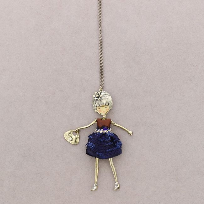 LONG PENDANT NECKLACE CARINE DOLL