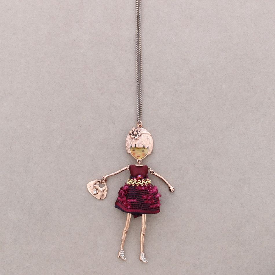 COLLAR LARGO COLG. MUÑECA CARINA