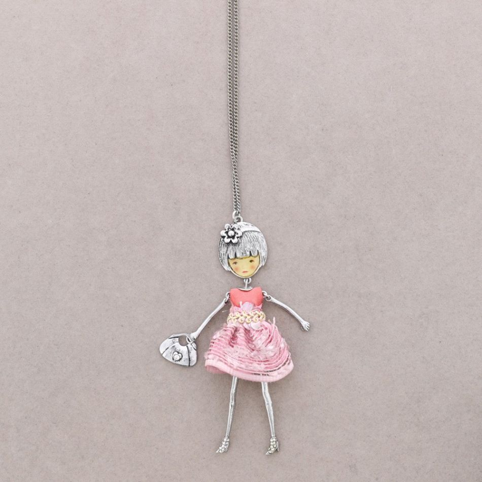 COLLAR LARGO COLG. MUÑECA CARINA