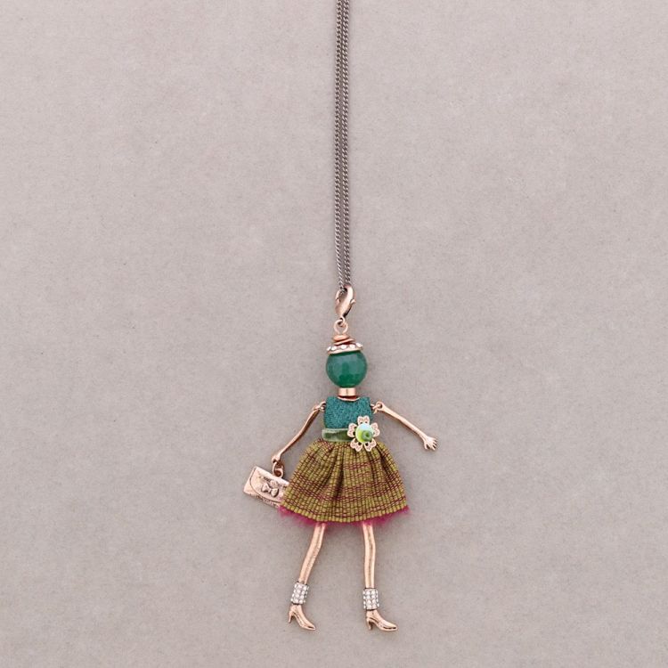 LONG PENDANT NECKLACE DOLL 2