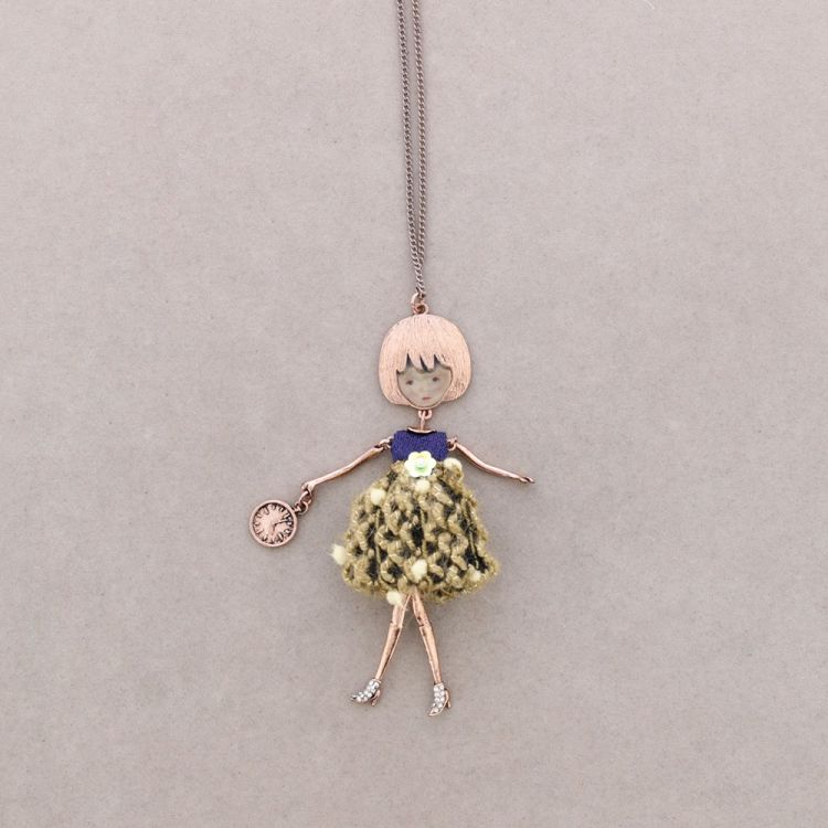 LONG PENDANT NECKLACE CARINE DOLL