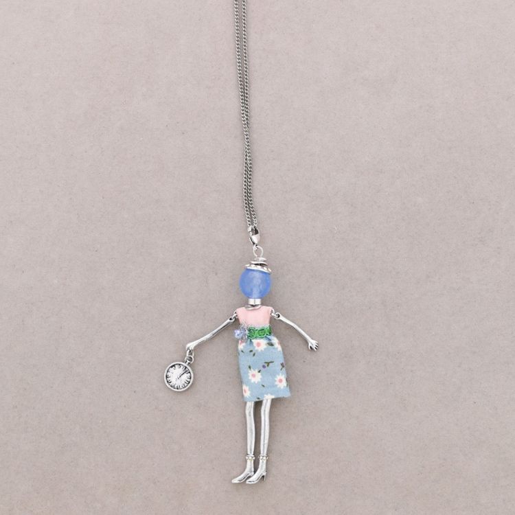 LONG PENDANT NECKLACE DOLL 2