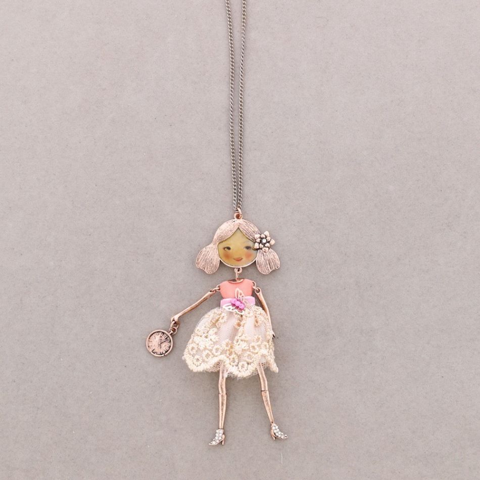 CARINA DOLL LONG NECKLACE