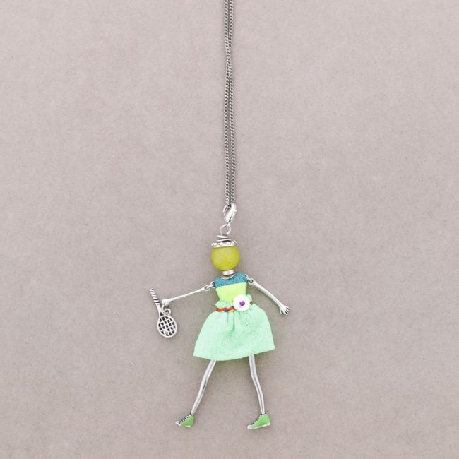 LONG PENDANT NECKLACE DOLL