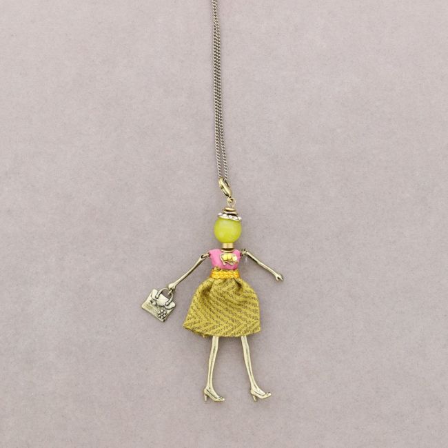 LONG PENDANT NECKLACE DOLL