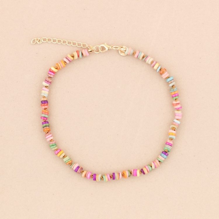 NACRE BEADS SHORT NECKLACE