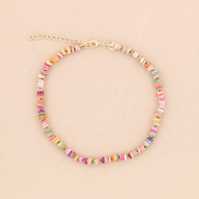 NACRE BEADS SHORT NECKLACE