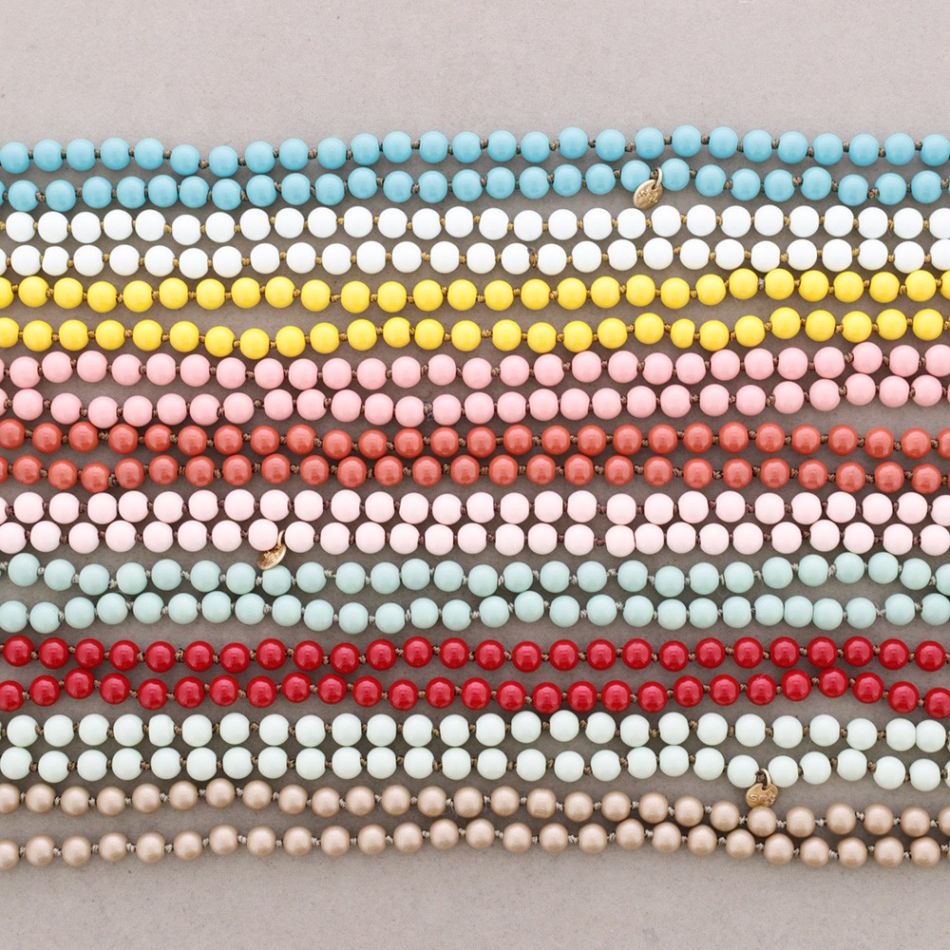 COLLAR LARGO BOLAS