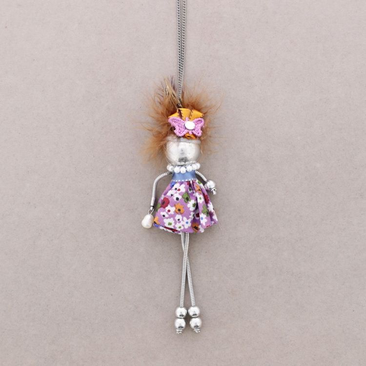 LONG PENDANT NECKLACE lady queen