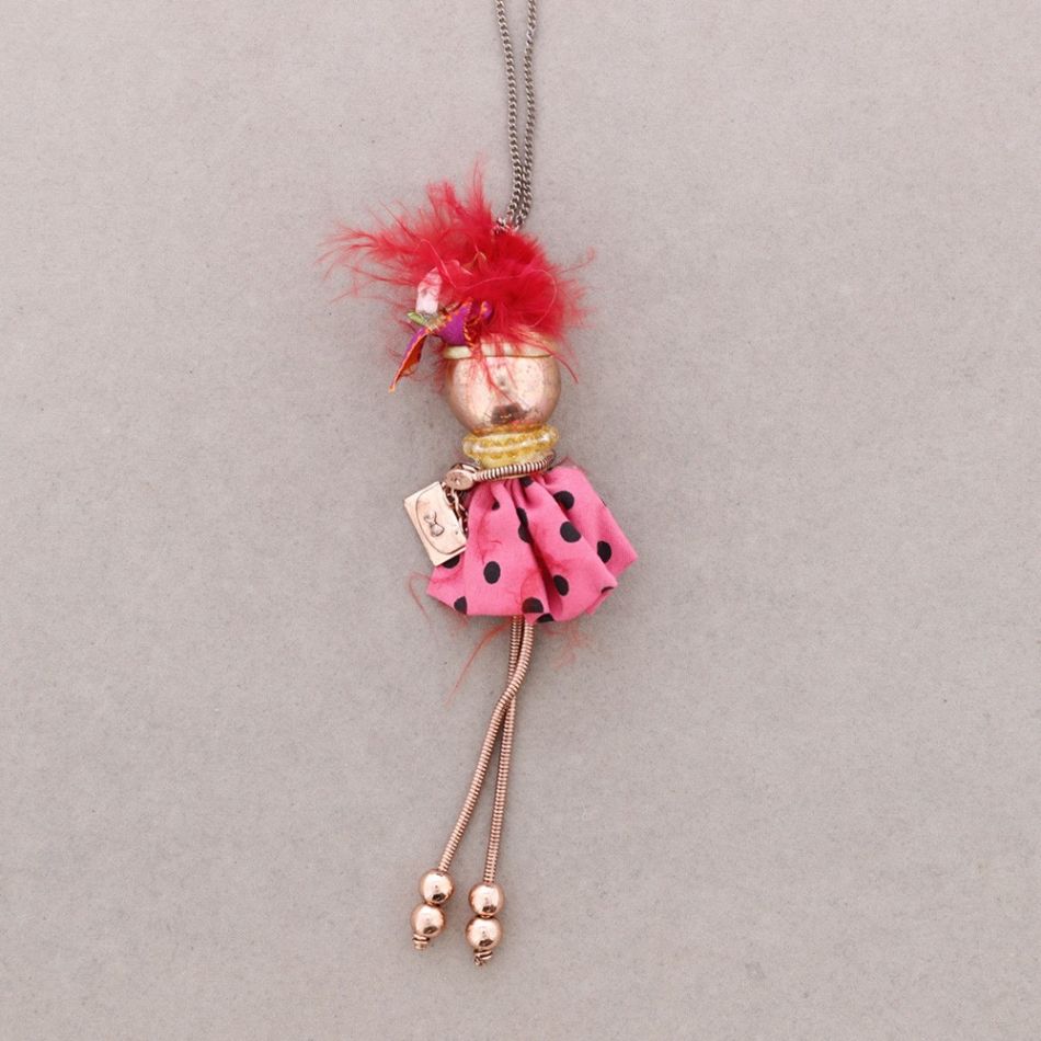 LONG PENDANT NECKLACE lady queen