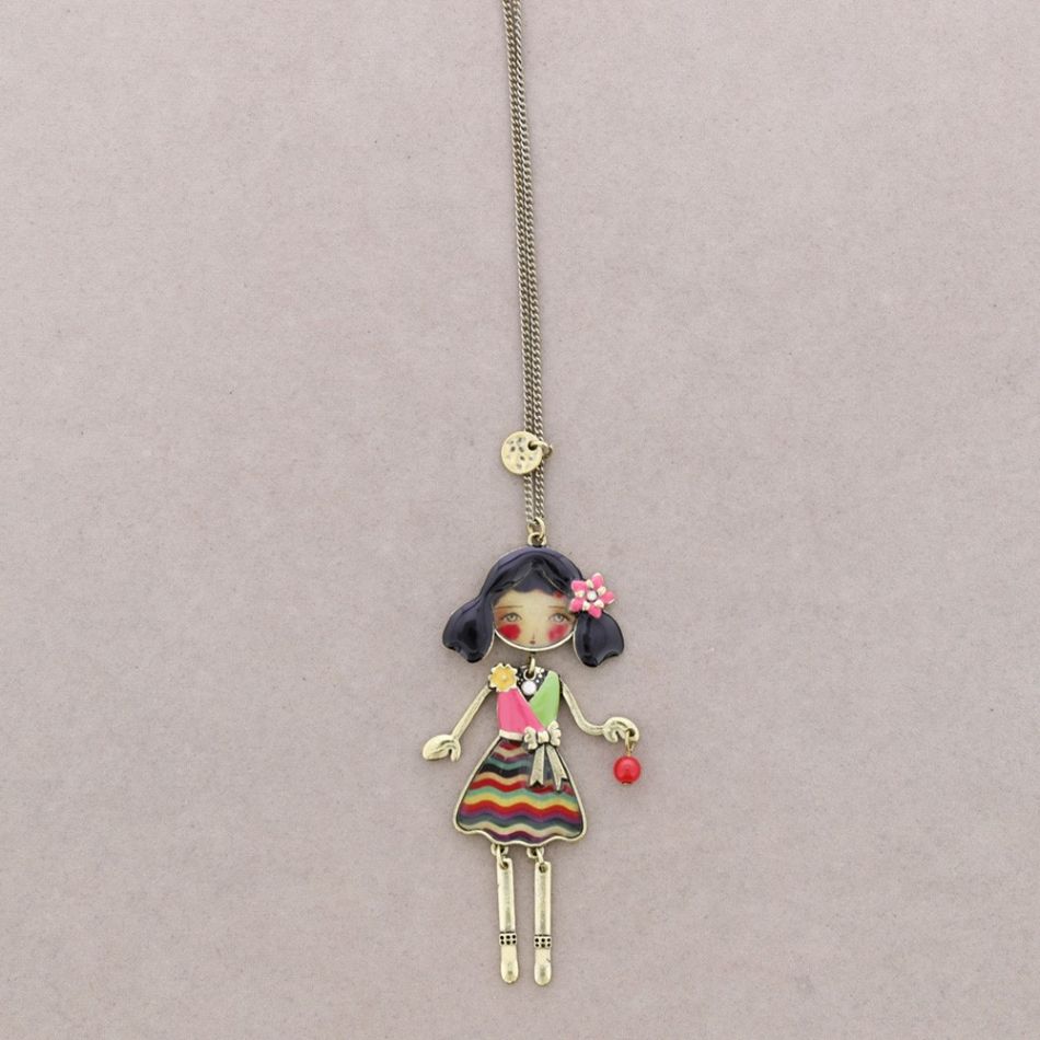 COLLAR LARGO COLG. BAILARINA