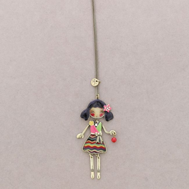 COLLAR LARGO COLG. BAILARINA