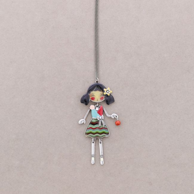 COLLAR LARGO COLG. BAILARINA