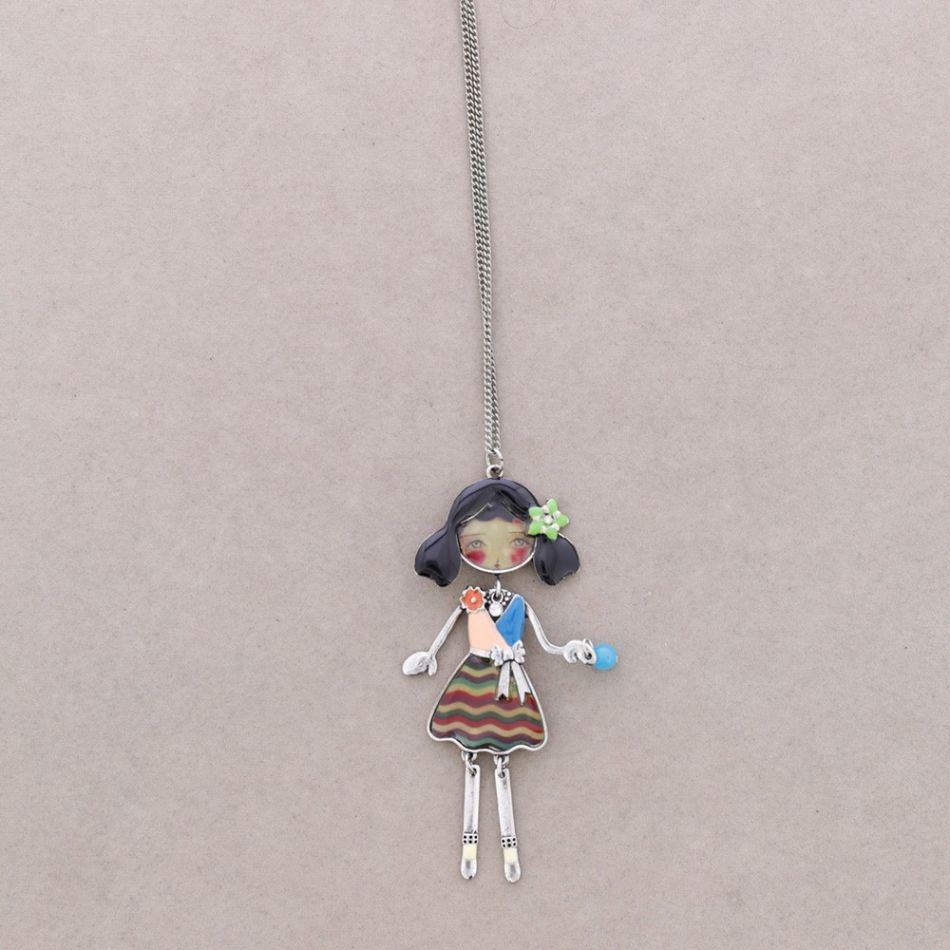 COLLAR LARGO COLG. BAILARINA