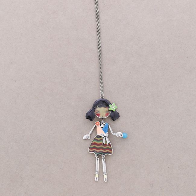 COLLAR LARGO COLG. BAILARINA