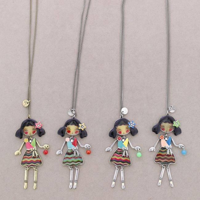COLLAR LARGO COLG. BAILARINA