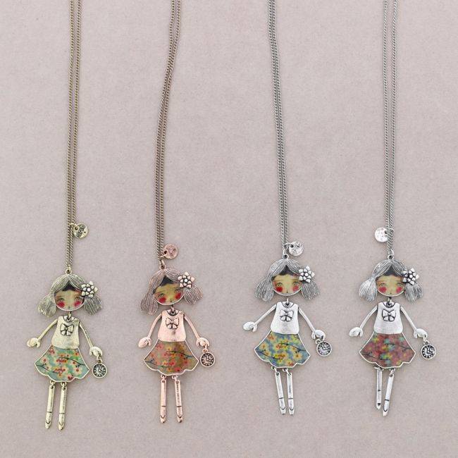 COLLAR LARGO COLG. BAILARINA