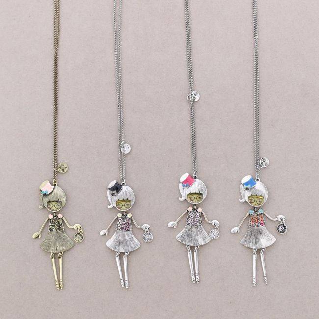 COLLAR LARGO COLG. BAILARINA